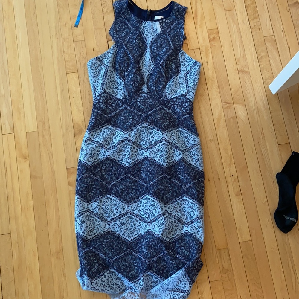 Erin Featherstone blue lace Meredith dress 6